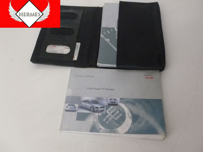 2000 Audi TT Mk1 / 8N - Owner's Manuals w/ Case